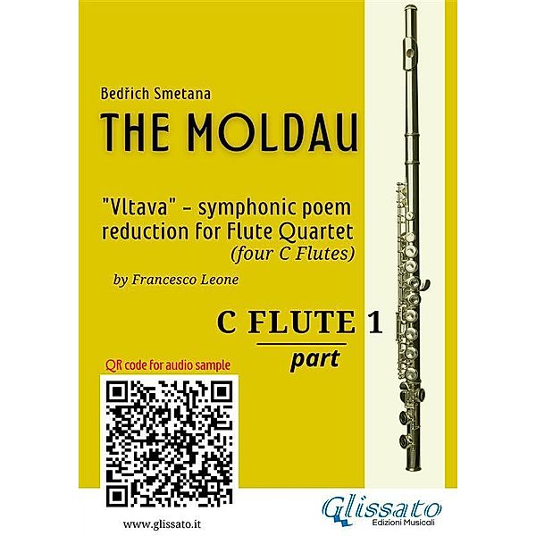 C Flute 1 part of The Moldau for Flute Quartet, Bedrich Smetana, a cura di Francesco Leone
