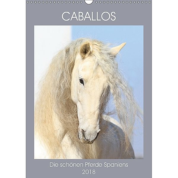 Caballos - Die schönen Pferde Spaniens (Wandkalender 2018 DIN A3 hoch), Petra Eckerl