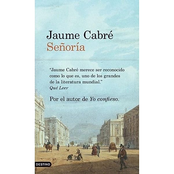 Cabré, J: Señoría, Jaume Cabré