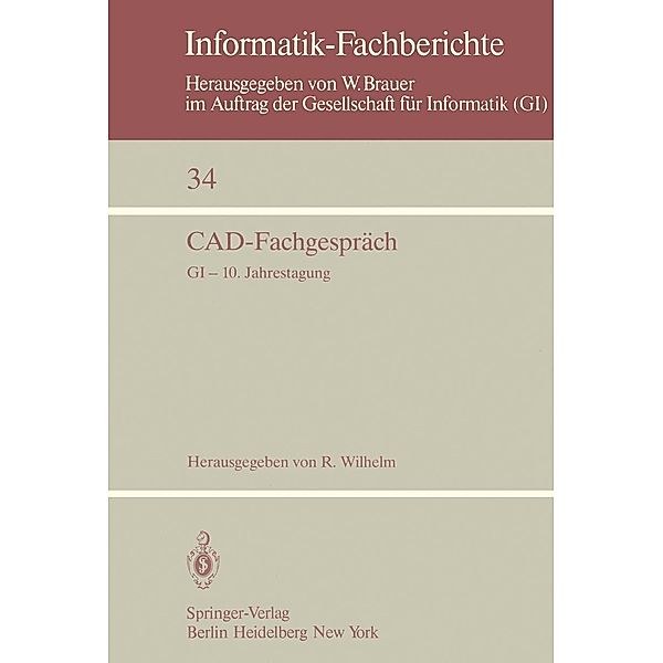CAD-Fachgespräch / Informatik-Fachberichte Bd.34