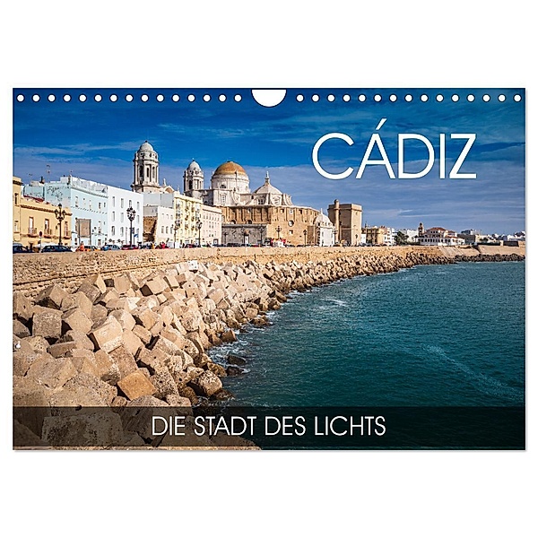Cádiz - die Stadt des Lichts (Wandkalender 2024 DIN A4 quer), CALVENDO Monatskalender, Val Thoermer