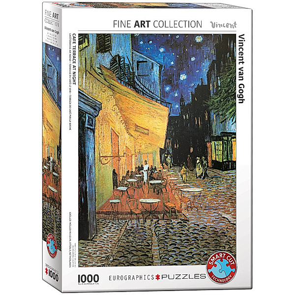Eurographics Caféterrasse am Abend von Vincent van Gogh (Puzzle), Vincent Van Gogh