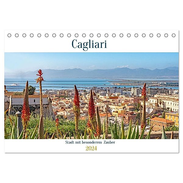 Cagliari - Stadt mit besonderem Zauber (Tischkalender 2024 DIN A5 quer), CALVENDO Monatskalender, Nina Schwarze