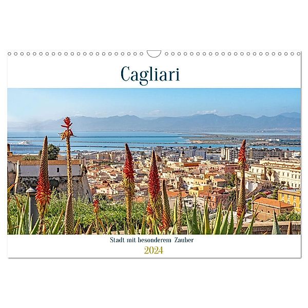 Cagliari - Stadt mit besonderem Zauber (Wandkalender 2024 DIN A3 quer), CALVENDO Monatskalender, Nina Schwarze