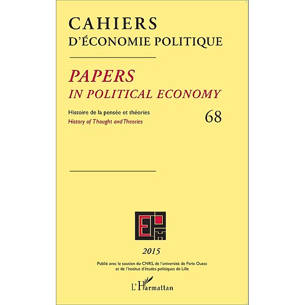 Cahiers d'economie politique, Backhouse Roger Backhouse