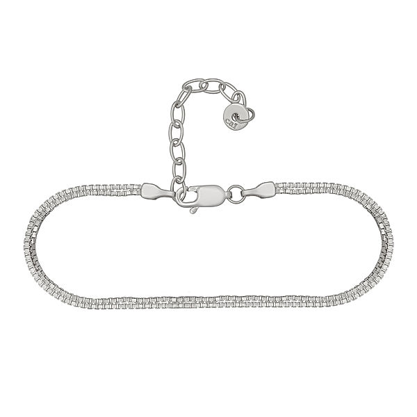 cai Fußkette 925/- Sterling Silber 22+3cm rhodiniert