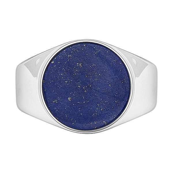 cai Ring 925/- Sterling Silber Lapislazuli blau Glänzend 2,50ct (Größe: 060 (19,1))