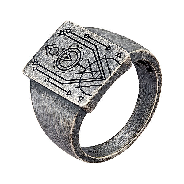 cai Ring 925/- Sterling Silber Mattiert (Größe: 060 (19,1))