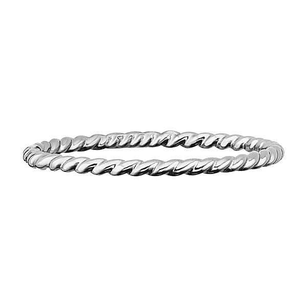 cai Ring 925/- Sterling Silber ohne Stein Glänzend (Größe: 052 (16,6))