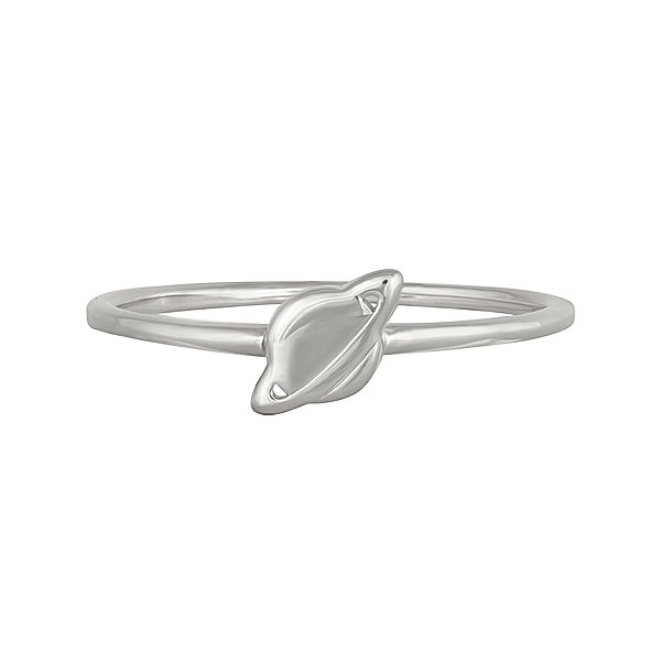 cai Ring 925/- Sterling Silber ohne Stein Glänzend (Größe: 052 (16,6))