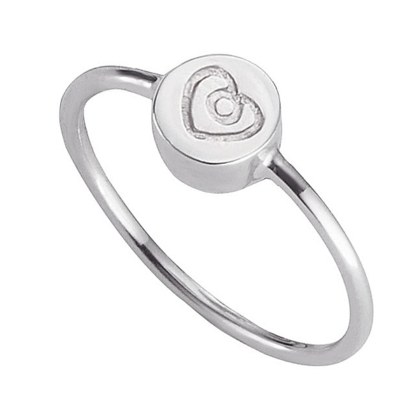 cai Ring 925/- Sterling Silber ohne Stein glänzend (Größe: 052 (16,6))