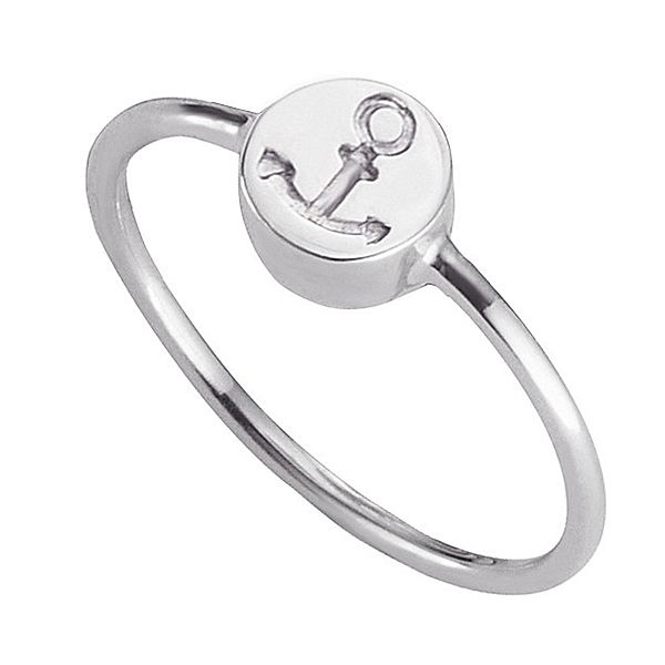 cai Ring 925/- Sterling Silber ohne Stein glänzend (Größe: 052 (16,6))