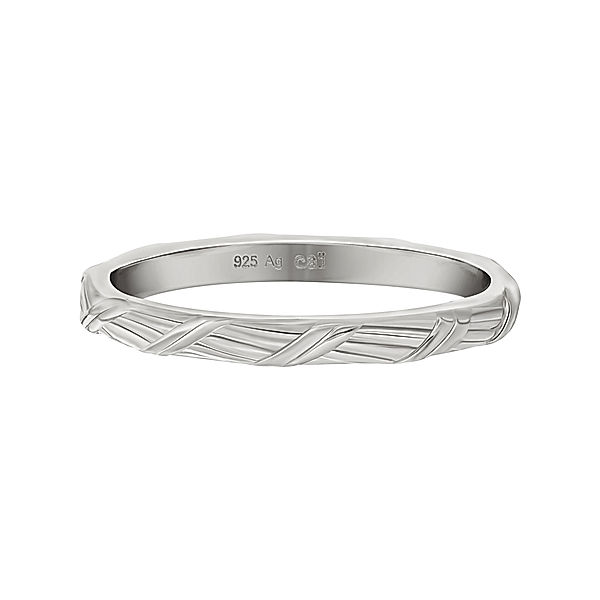 cai Ring 925/- Sterling Silber ohne Stein Glänzend (Größe: 056 (17,8))