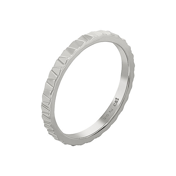 cai Ring 925/- Sterling Silber ohne Stein Glänzend (Größe: 056 (17,8))