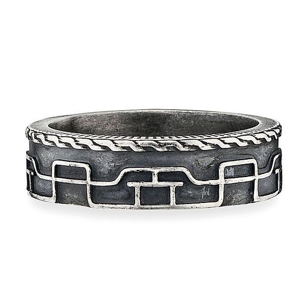 cai Ring 925/- Sterling Silber ohne Stein matt (Größe: 064 (20,4))