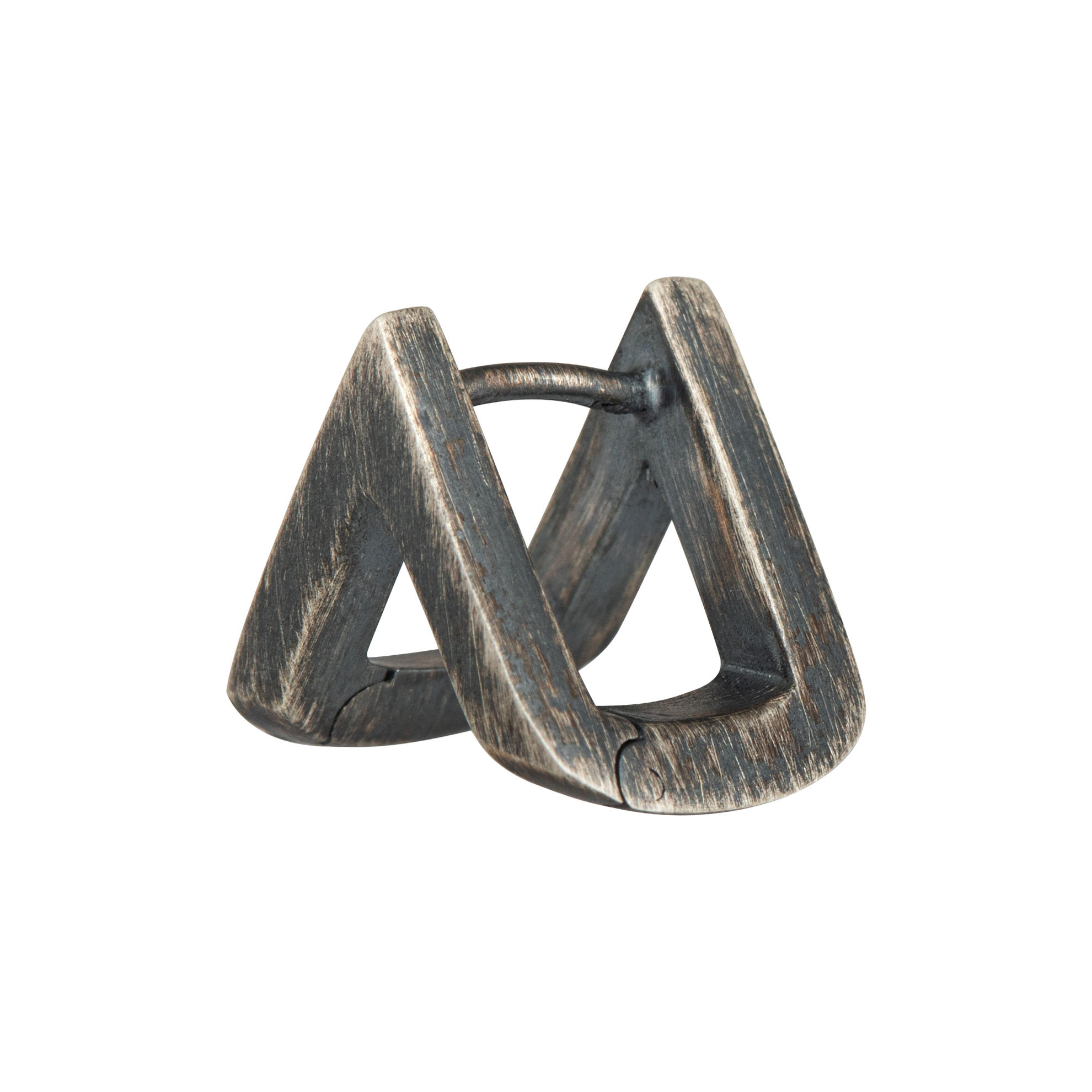 cai Single Ohrring 925 - Sterling Silber 13mm oxidiert