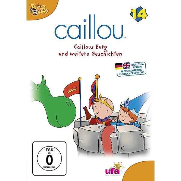 Caillou 14 - Caillous Burg und weitere Geschichten, Jacques E. Bouchard, Dave Dias