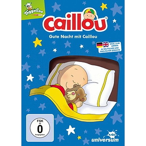 Caillou 33 - Gute Nacht mit Caillou, Jacques E. Bouchard, Dave Dias