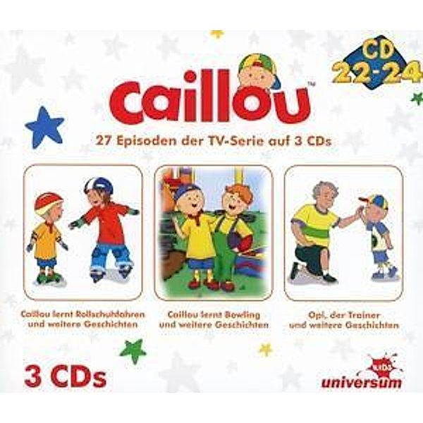 Caillou Hörspielbox, 3 Audio-CDs, Caillou