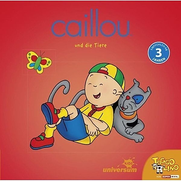 Caillou und die Tiere, 1 Audio-CD, Caillou