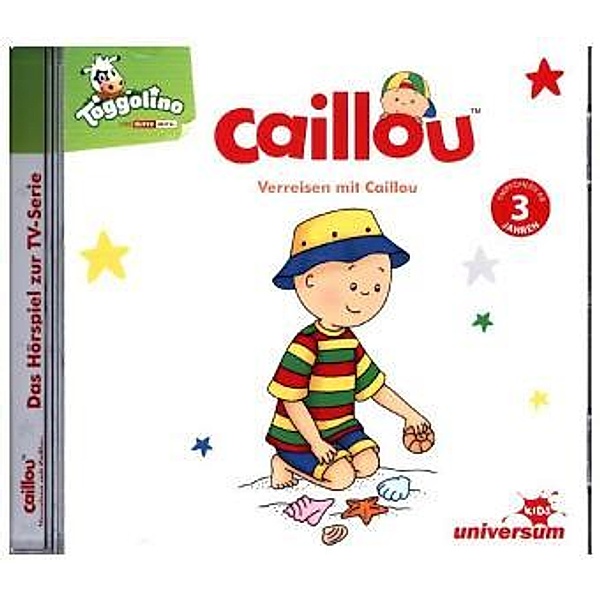 Caillou - Verreisen mit Caillou, 1 Audio-CD, Caillou