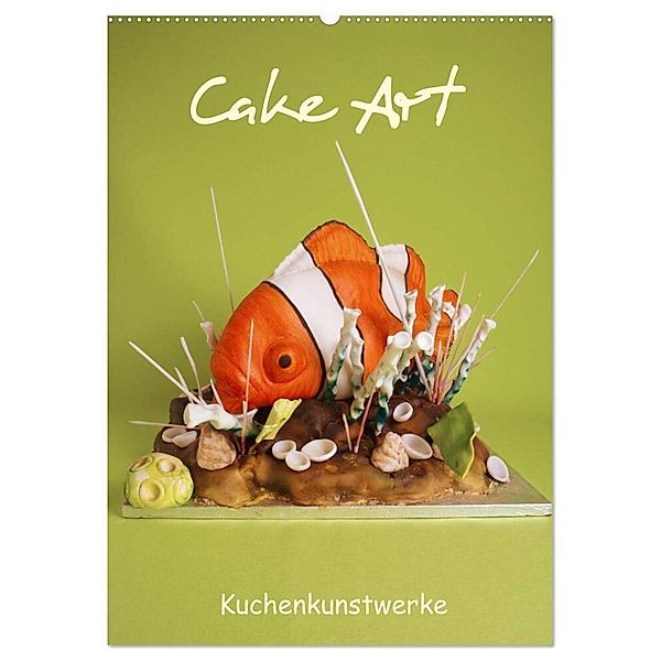 Cake Art (Wandkalender 2024 DIN A2 hoch), CALVENDO Monatskalender, KHGielen