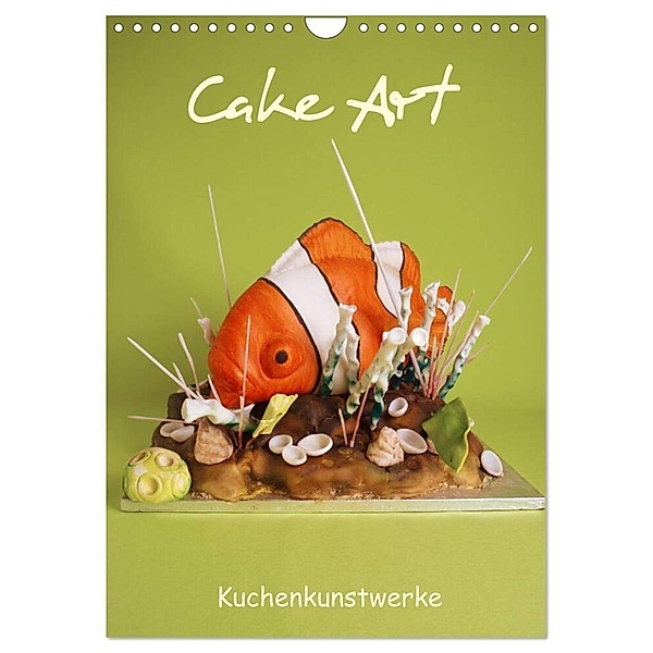 Cake Art (Wandkalender 2024 DIN A4 hoch), CALVENDO Monatskalender, KHGielen