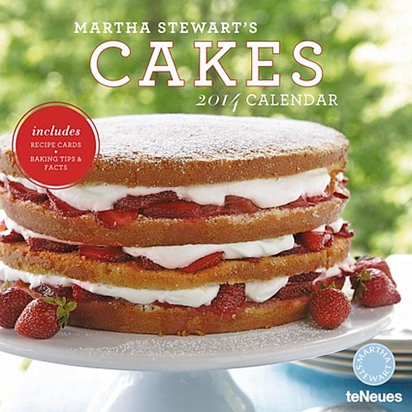 Cakes Martha Stewart, Broschürenkalender 2014, Martha Stewart