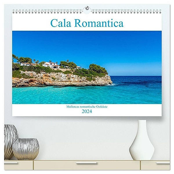 Cala Romantica - Mallorcas romantische Ostküste (hochwertiger Premium Wandkalender 2024 DIN A2 quer), Kunstdruck in Hochglanz, Marc Alexander Kunze