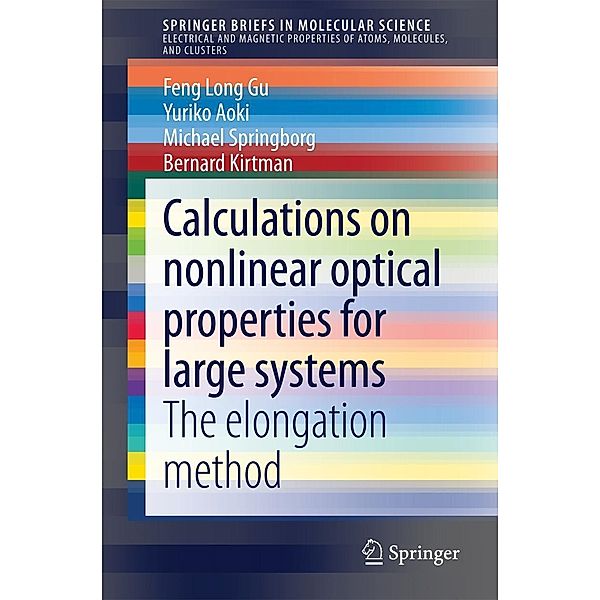 Calculations on nonlinear optical properties for large systems / SpringerBriefs in Molecular Science, Feng Long Gu, Yuriko Aoki, Michael Springborg, Bernard Kirtman