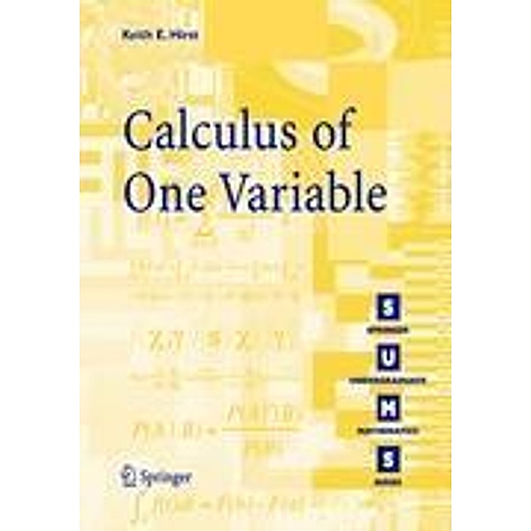 Calculus of One Variable, K.E. Hirst