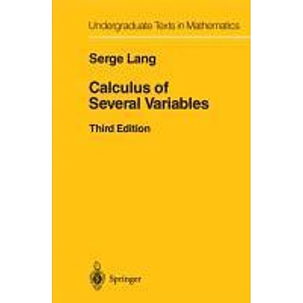 Calculus of Several Variables, Serge Lang