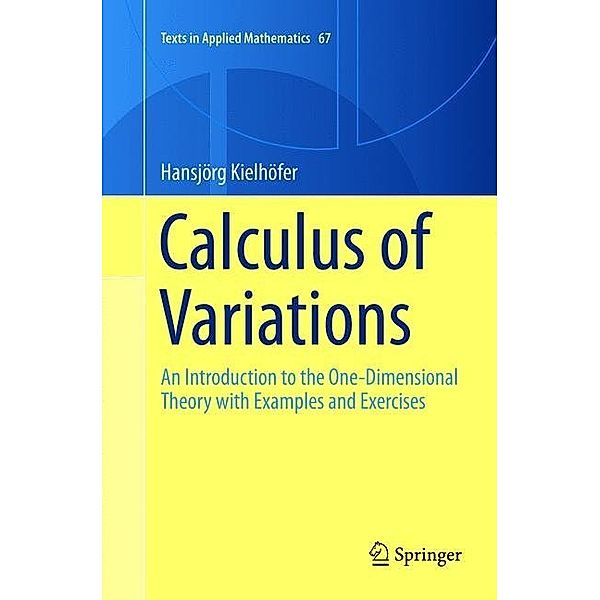Calculus of Variations, Hansjörg Kielhöfer
