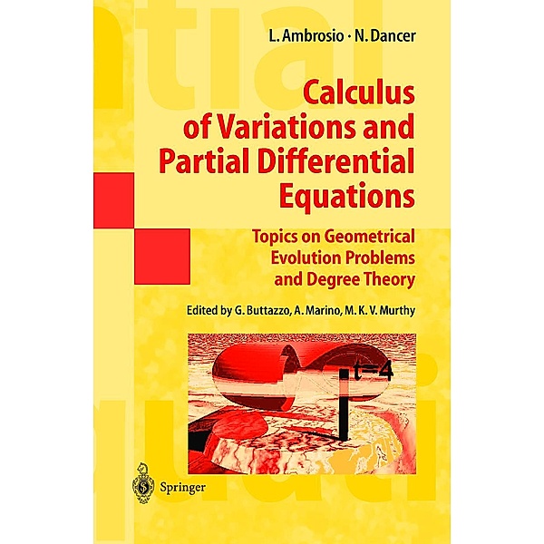 Calculus of Variations and Partial Differential Equations, Luigi Ambrosio, Norman Dancer