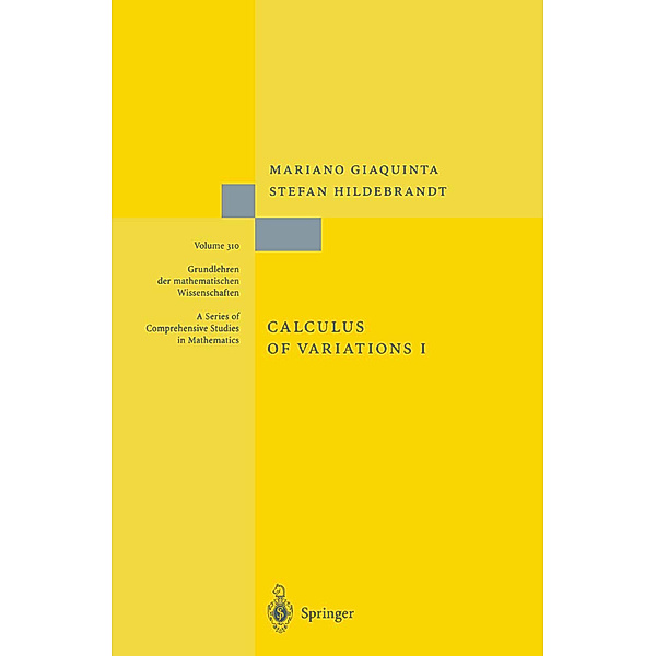 Calculus of Variations I, Mariano Giaquinta, Stefan Hildebrandt