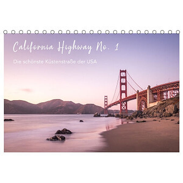 California Highway No. 1 - Die schönste Küstenstraße der USA (Tischkalender 2022 DIN A5 quer), Tobias Brandt