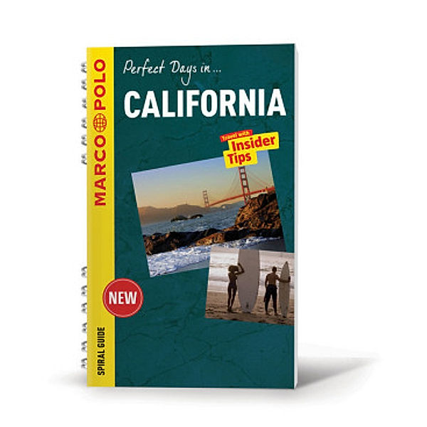 California Marco Polo Travel Guide - with pull out map