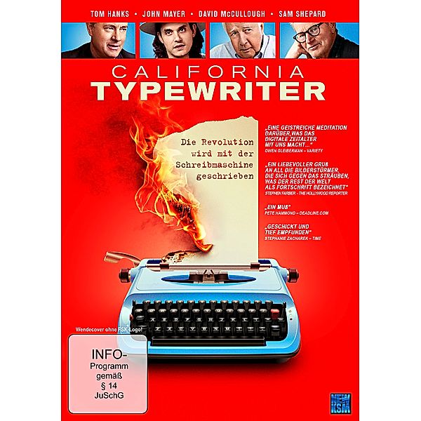 California Typewriter, DVD, Tom Hanks, John Mayer, Sam Shepard