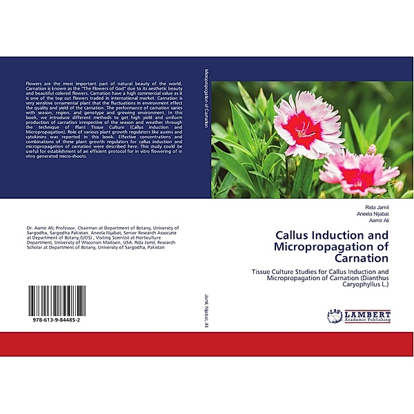 Callus Induction and Micropropagation of Carnation, Rida Jamil, Aneela Nijabat, Aamir Ali
