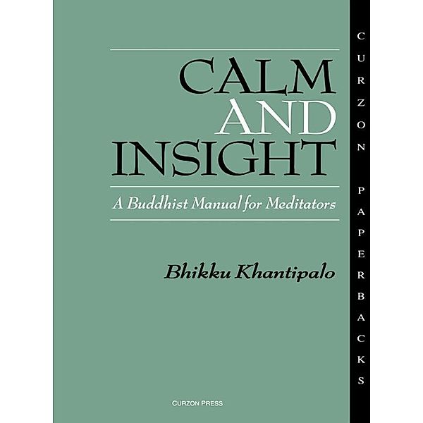 Calm and Insight, Bhikkhu Phra Khantipalo