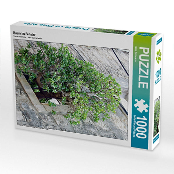 CALVENDO Puzzle Baum im Fenster 1000 Teile Lege-Größe 48 x 64 cm Foto-Puzzle Bild von Nina Schwarze, Calvendo