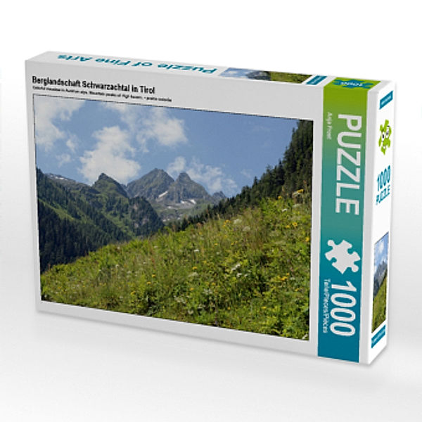 CALVENDO Puzzle Berglandschaft Schwarzachtal in Tirol 1000 Teile Lege-Größe 64 x 48 cm Foto-Puzzle Bild von Anja Frost, Calvendo