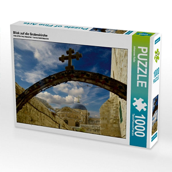 CALVENDO Puzzle Blick auf die Grabeskirche 1000 Teile Lege-Größe 64 x 48 cm Foto-Puzzle Bild von Johannes Ruße, Calvendo