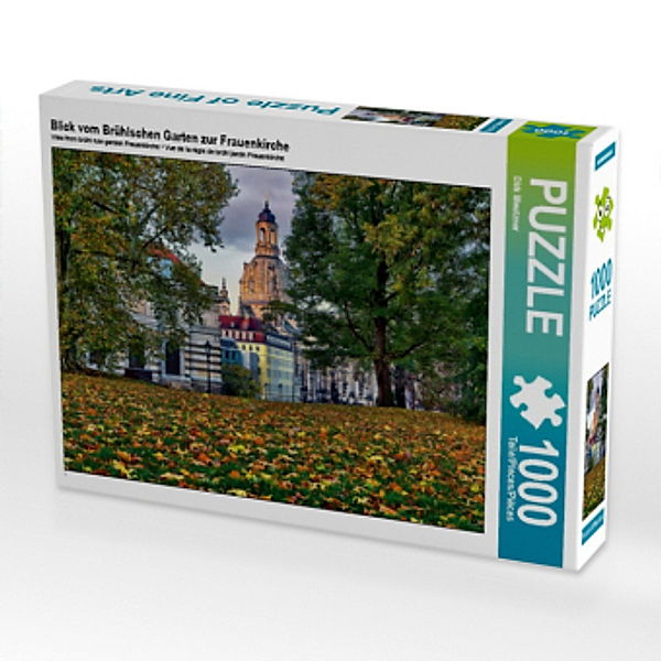 CALVENDO Puzzle Blick vom Brühlschen Garten zur Frauenkirche 1000 Teile Lege-Größe 64 x 48 cm Foto-Puzzle Bild von Dirk, Calvendo