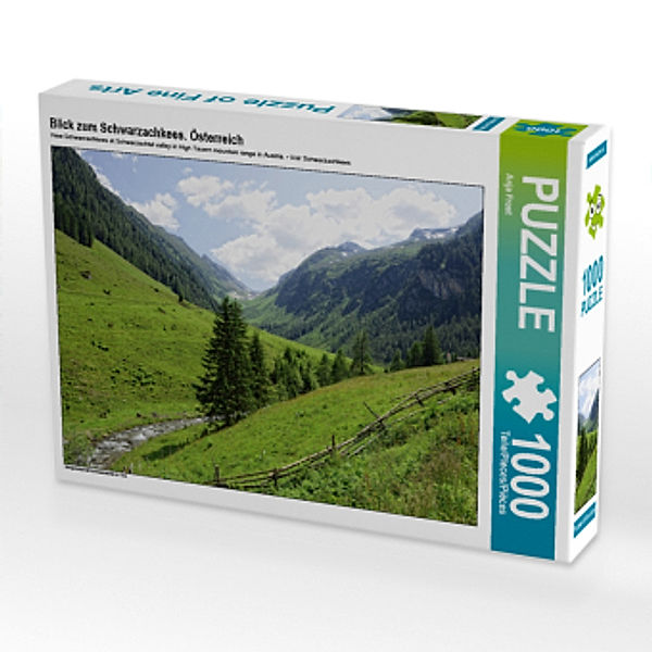 CALVENDO Puzzle Blick zum Schwarzachkees. Österreich 1000 Teile Lege-Größe 64 x 48 cm Foto-Puzzle Bild von Anja Frost, Calvendo