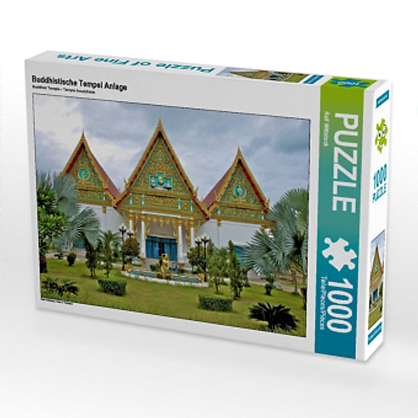 CALVENDO Puzzle Buddhistische Tempel Anlage 1000 Teile Lege-Größe 64 x 48 cm Foto-Puzzle Bild von Ralf Wittstock, Calvendo