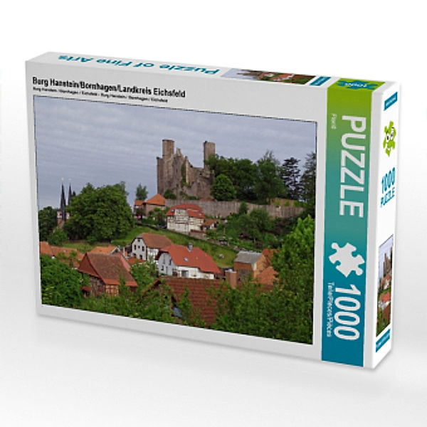 CALVENDO Puzzle Burg Hanstein/Bornhagen/Landkreis Eichsfeld 1000 Teile Lege-Größe 64 x 48 cm Foto-Puzzle Bild von Flori0, Calvendo