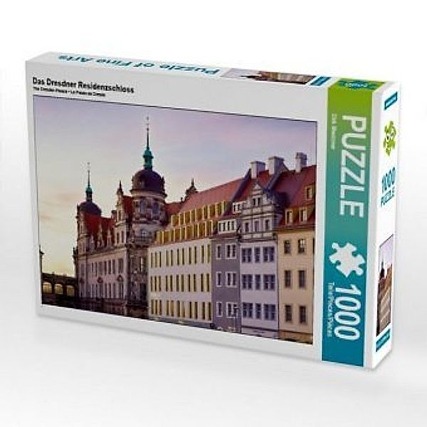 CALVENDO Puzzle Das Dresdner Residenzschloss 1000 Teile Lege-Größe 64 x 48 cm Foto-Puzzle Bild von Dirk Meutzner, Calvendo