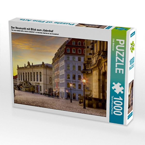 CALVENDO Puzzle Der Neumarkt mit Blick zum Jüdenhof 1000 Teile Lege-Größe 64 x 48 cm Foto-Puzzle Bild von Dirk Meutzner, Calvendo