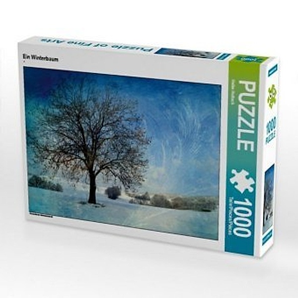 CALVENDO Puzzle Ein Winterbaum 1000 Teile Lege-Größe 64 x 48 cm Foto-Puzzle Bild von Heike Hultsch, Calvendo